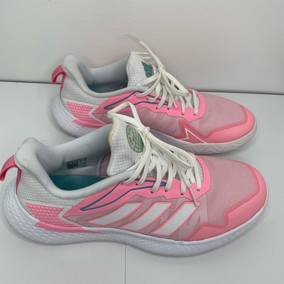 Adidas Defiant Speed Pink and White Athletic Shoes for Performance - Picture 2 of 6